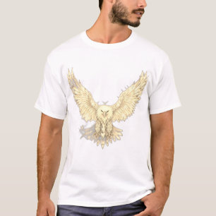 Camiseta Design majestoso da águia - Símbolo da liberdade