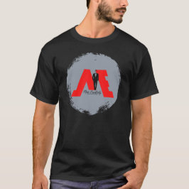 Camiseta Design "ME" Homem Eruditamente Vermelho, Cinza
