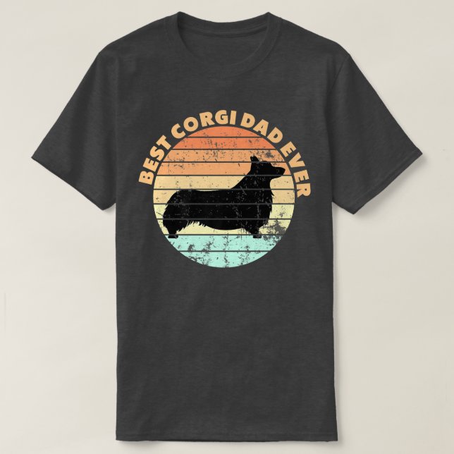 Camiseta Design Mens Best Corgi Ever (Frente do Design)