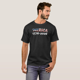 Camiseta Design 'Merica 1776-2026