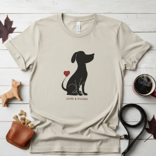 Camiseta Design Minimalista de Pata - Gráfico para Amantes
