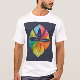 Camiseta Design minimalista do vetor de logotipo de bem-est