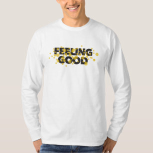 Camiseta Design moderno, brincalhão e alegre de se sentir b