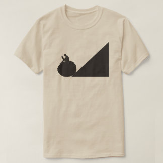 Camiseta Design moderno divertido com mensagem inteligente