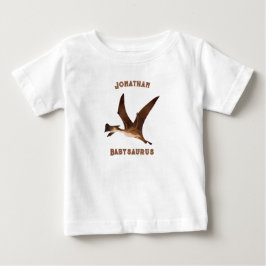 Camiseta Design moderno e elegante monograma Babysaurs bran