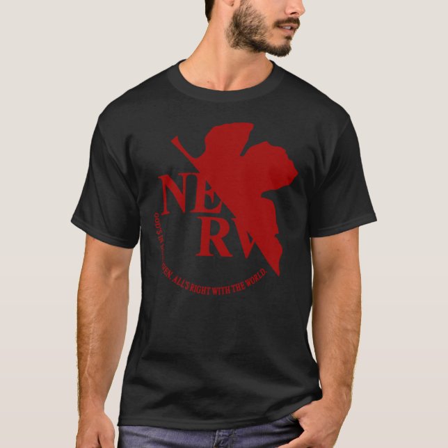 Camiseta Design MORTO - Neon Genesis Evangelion - Nerv (Frente)