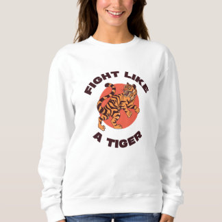 Camiseta Design Motivacional Lutar Como um Tigre
