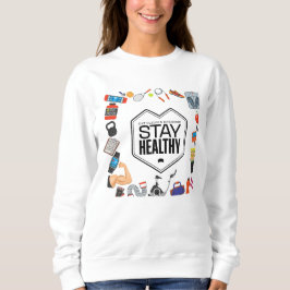 Camiseta design motivacional para manter a saúde