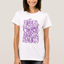 camiseta design motivacional única para mulheres