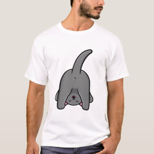 CAMISETA DESIGN NAUGHTY CAT BACK