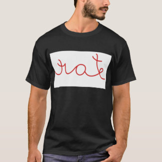Camiseta Design óptico da alusão do espelho do amor/ódio