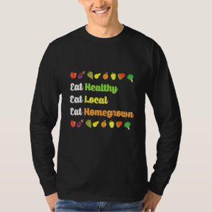 Camiseta Design Orgânica Para Jardineiros Locais