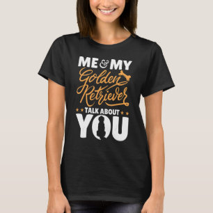 Camiseta Design ouro de Proprietários de Cachorros de Retri