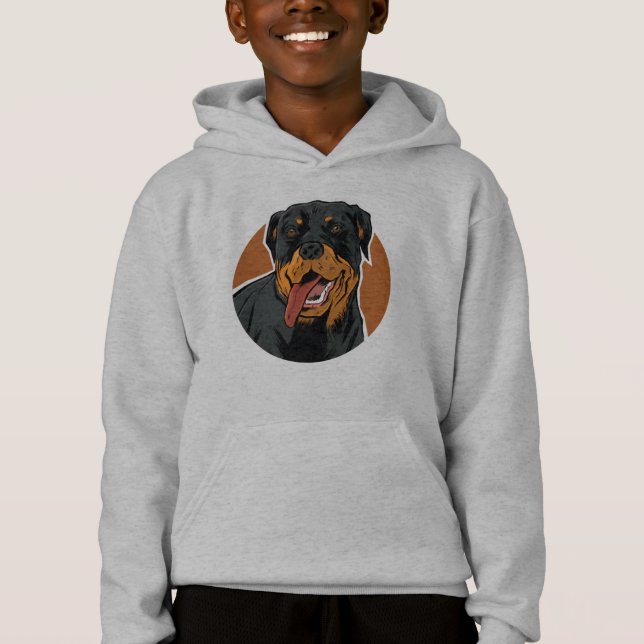 Camiseta Design para Amantes de Rottweiler (Frente)
