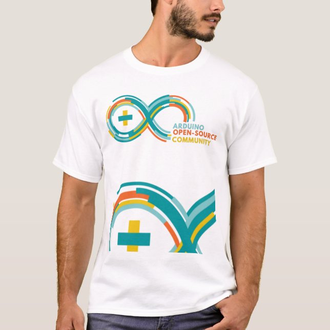 Camiseta design para heros de código aberto (Frente)