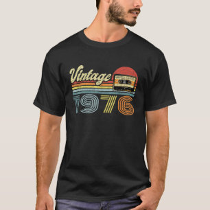 Camiseta Design Para Homens Retro Presentes De 1976 Apresen