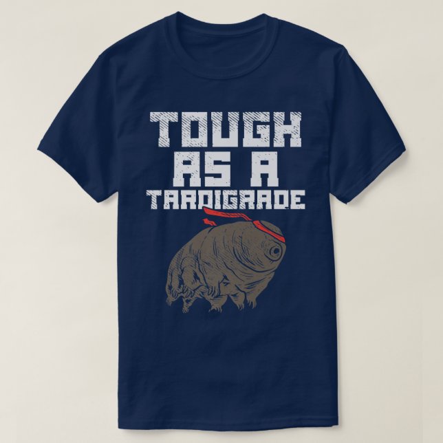 Camiseta Design Para Ventilador De Urso De Água - Duro Como (Frente do Design)