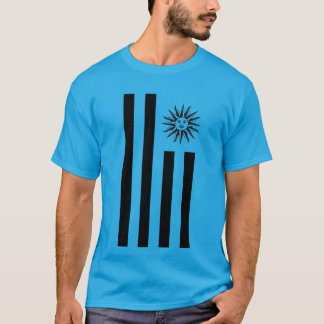 CAMISETA DESIGN PATRIOT DE LIBERDADE BRANCA E NEGRA