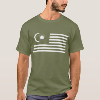 CAMISETA DESIGN PATRIOT DE LIBERDADE BRANCA E NEGRA