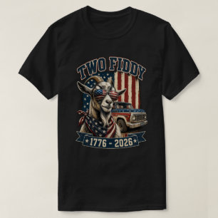 Camiseta Design Patriótico do 250º Aniversário da USA 'Two 