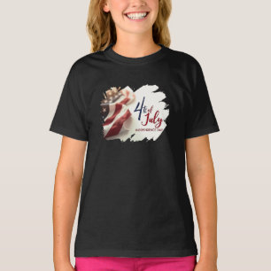 Camiseta Design Patriótico do Dia da Independência 4 de Jul
