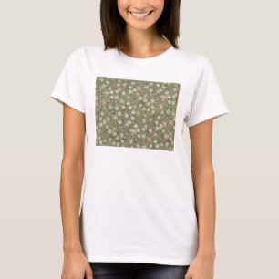 Camiseta Design pequeno do papel de parede da flor