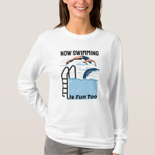 Camiseta Design Perfeito Nadador - Agora Nadar é Divertido 