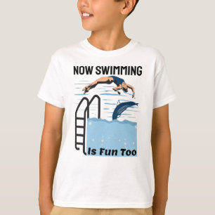 Camiseta Design Perfeito Nadador - Agora Nadar é Divertido