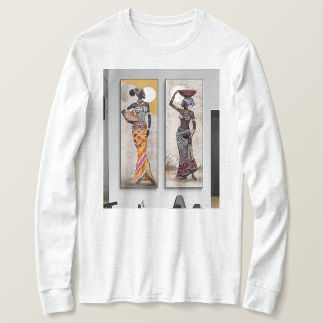 Camiseta design personalizada de mulheres antigas (Frente do Design)