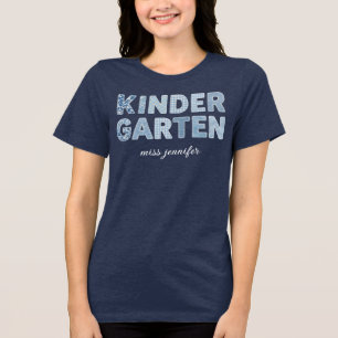 Camiseta Design Personalizado de Volta às Aulas para Jardim