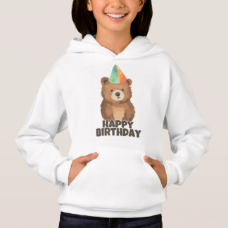 Camiseta Design Personalizado do Urso de Aniversário
