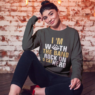 Camiseta Design Personalizado Moderno e Legal da Banda Cat 