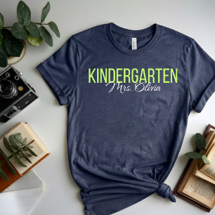 Camiseta Design Personalizado Nome Professor Jardim de Infâ