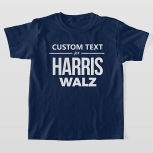 Camiseta Design personalizado para Harris Walz