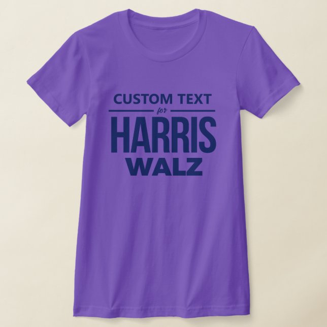 Camiseta Design personalizado para Harris Walz (Postura )