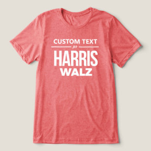 Camiseta Design personalizado para Harris Walz