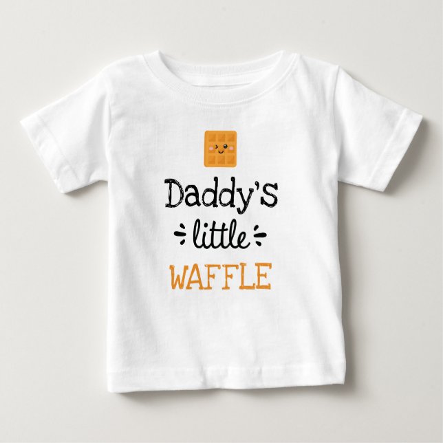 Camiseta Design Personalizado | Pequeno Waffle de [Qualquer (Frente)