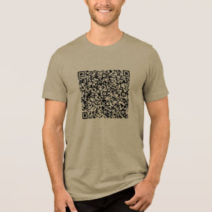 Camiseta Design Personalizado Seu Próprio Código QR Persona