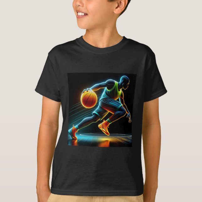 Camiseta Design personalizável de basquetebol de atirador a (Frente)