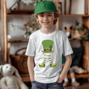 Camiseta Design personalizável do Divisor Leprechaun Hat