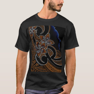 Camiseta Design polinésia tribal