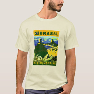 Camiseta Design poster do Brasil