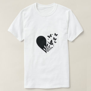 Camiseta Design preto único para amantes de diamantes