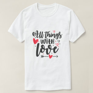 Camiseta Design preto único para amantes do vermelho