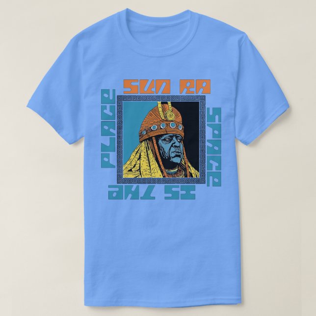 Camiseta DESIGN Psicodélico Original SUN RA (Frente do Design)