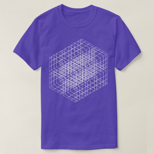 Camiseta design quadrado geométrico (Frente do Design)