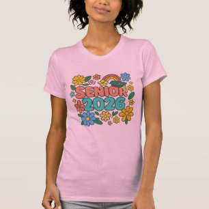 Camiseta Design Retro Arco-Íris Senior 2026