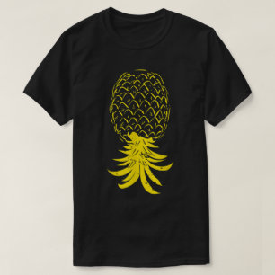 Camiseta Design Retrô de Abacaxi Invertido
