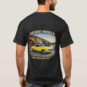 Camiseta Design Retro de Carro Desert Muscle