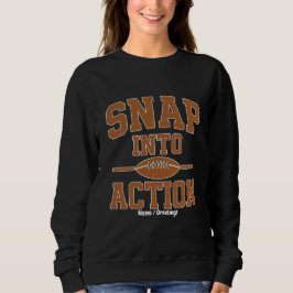 Camiseta Design Retro Dia de Jogo de Futebol Snap Into Acti